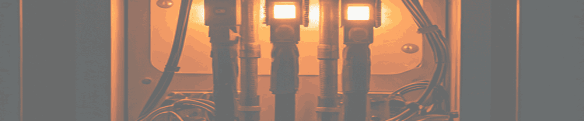 Complex factory machinery